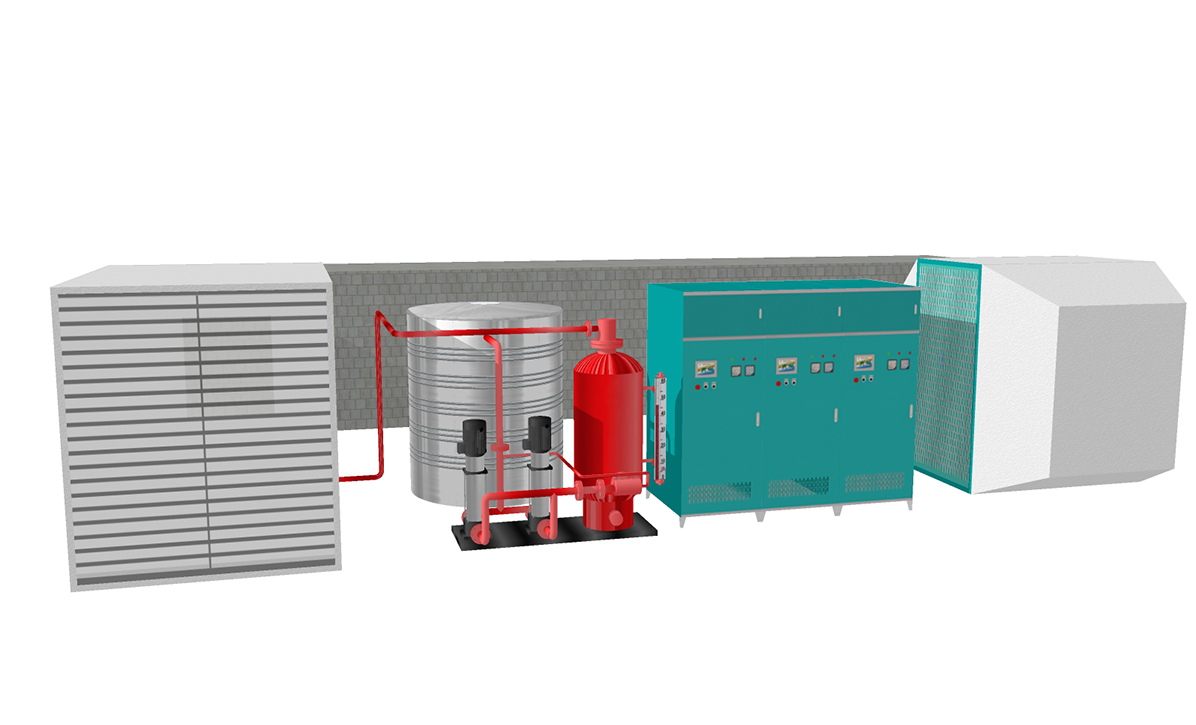 礦井冷凝水二次余熱回收的工作原理